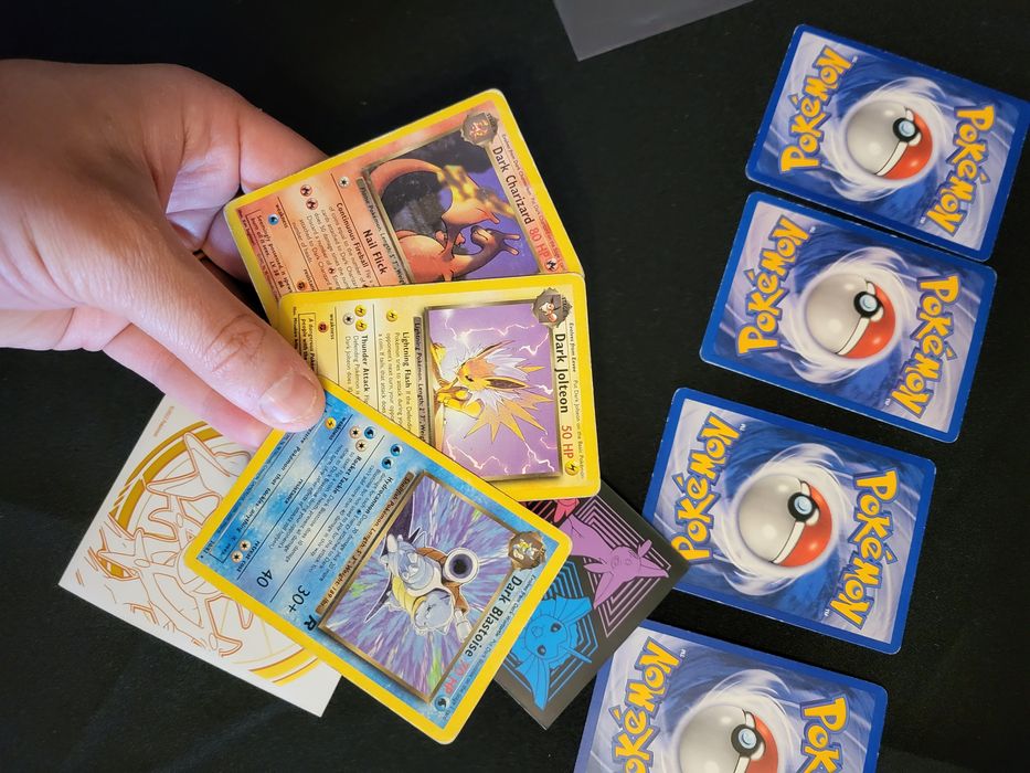 Cartas Pokemon Original Raras Team Rocket Blastoise Charizard meowth