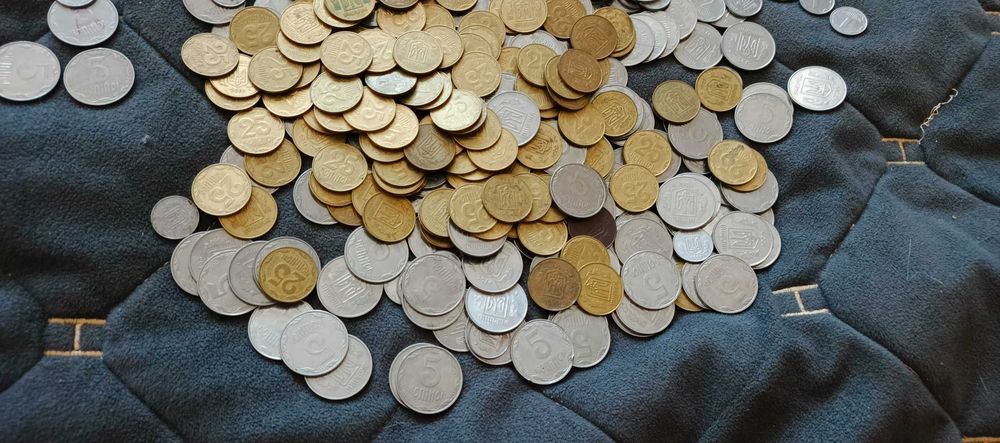 набор комплект монет монеты Украина 1, 2, 5, 25 копеек