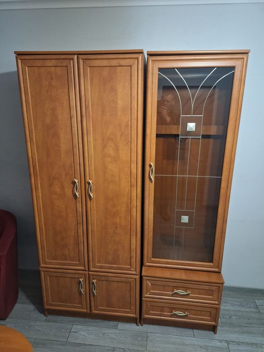 Meble szafa do pokoju jasny brąz