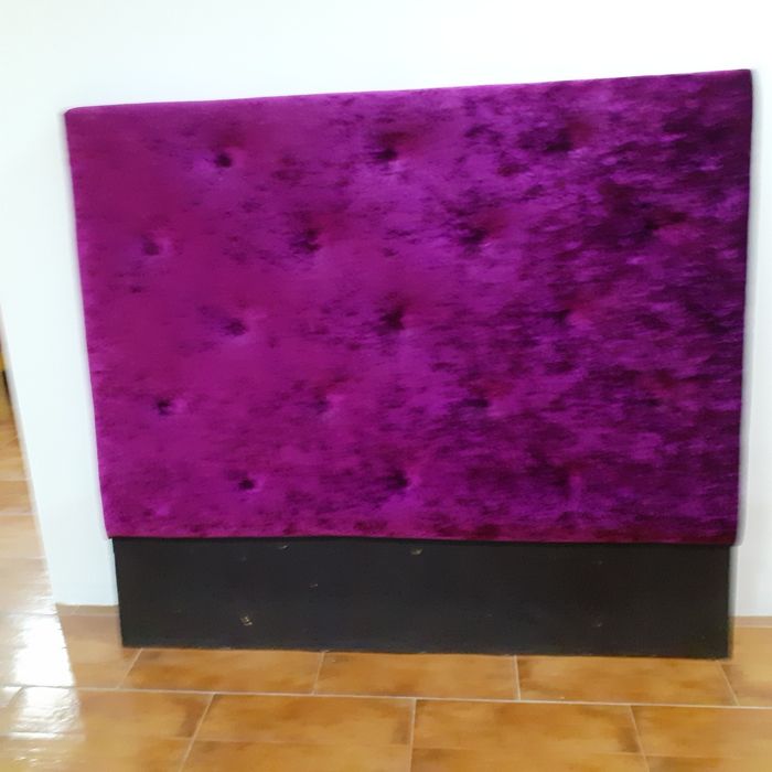 Cabeceira de cama forrada