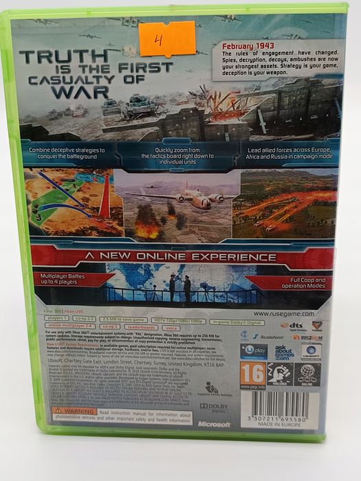 r.u.s.e microsoft xbox 360