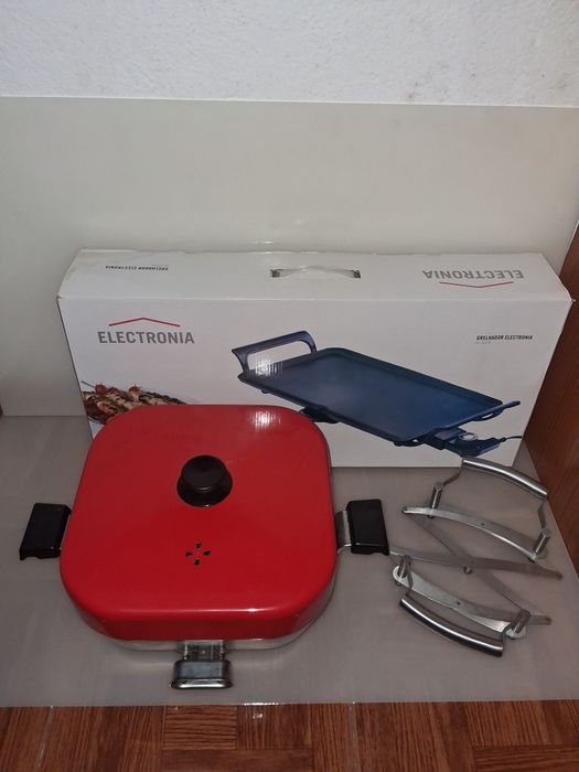 Grelhador Electronia + Panela Elétrica Pineware + Suporte Extensível