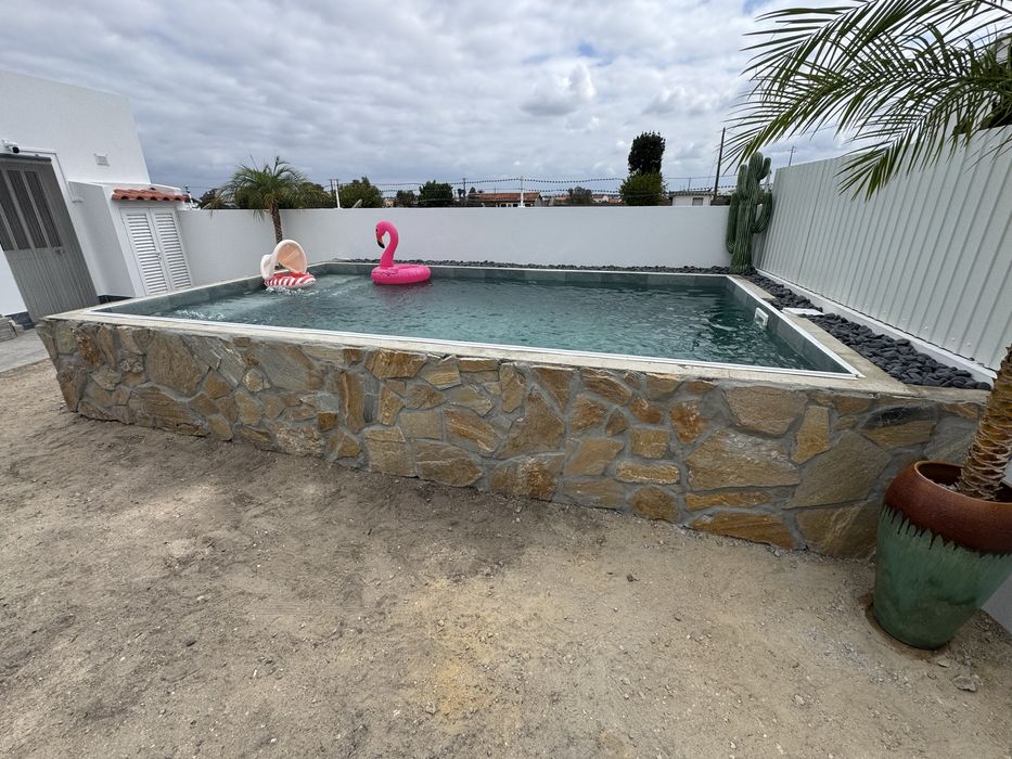 Construção de piscina