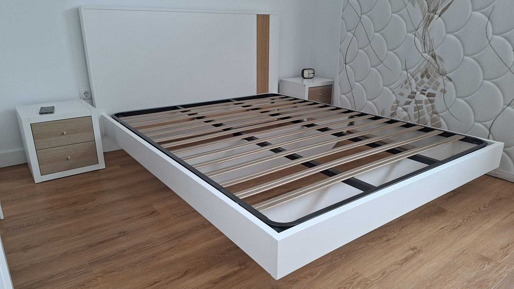 Cama modelo Roma com estrado 200x160 (não inclui colchão)