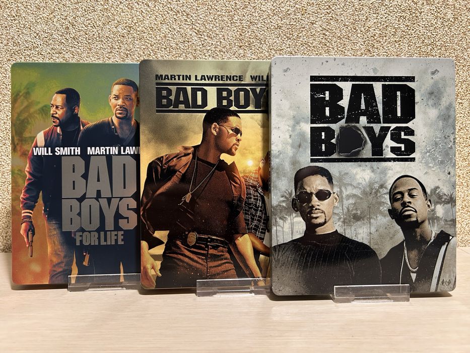 Steelbook 4K Ultra HD Blu-ray Плохие парни 1-4 / Мачо и ботан 1 - 2