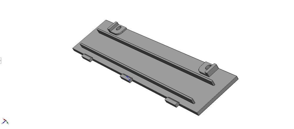 Stl модель крышки Океан 209