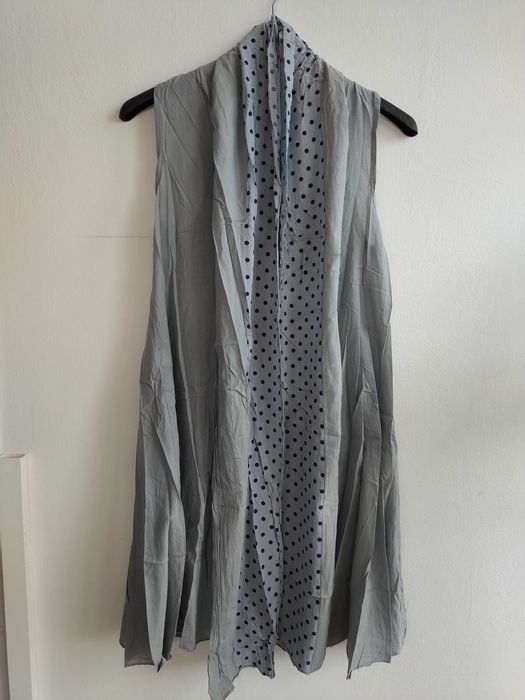 Vestido original, com lenço polka dot - Tamanho L