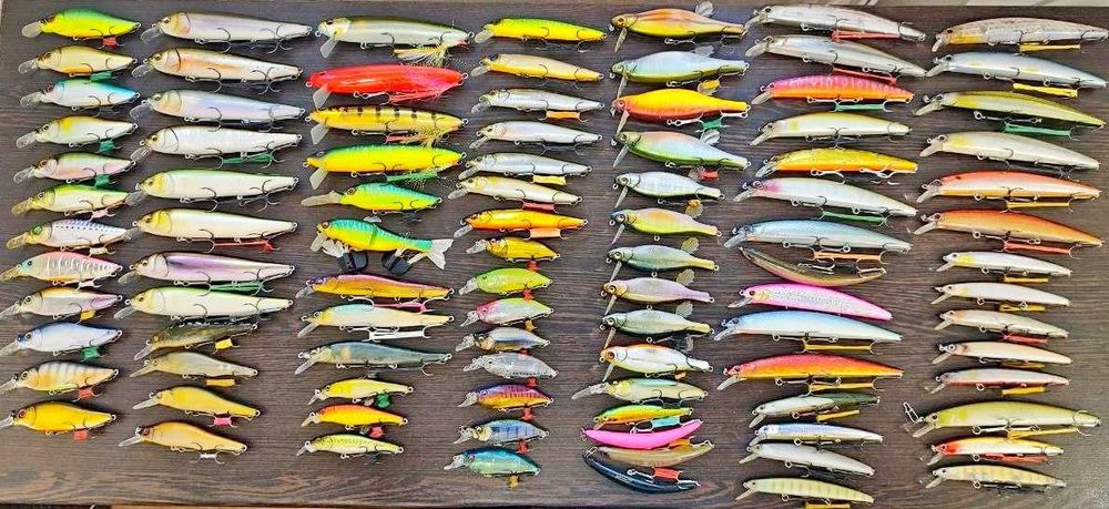 Топові воблери та ратліни-Jackall,Megabass,Daiwa,Deps,Zip Baits
