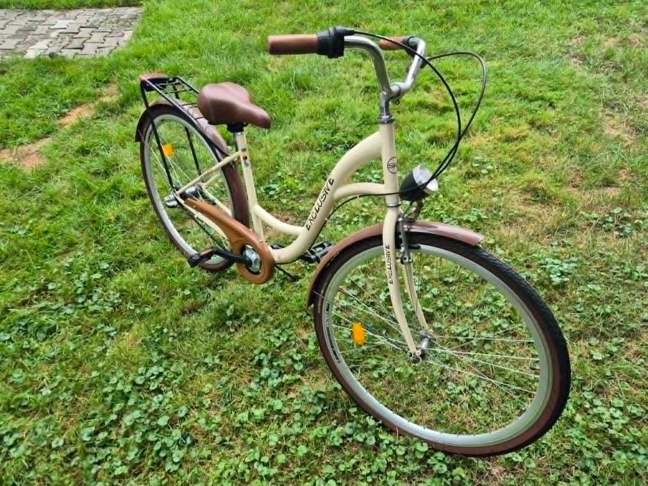 Rower miejski Exclusive – retro cruiser, elegancki, zadbany