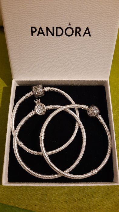 Pulseiras Pandora prata esterlina S925