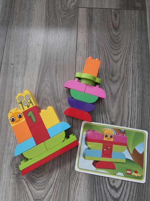 Klocki lego duplo i drewniane
