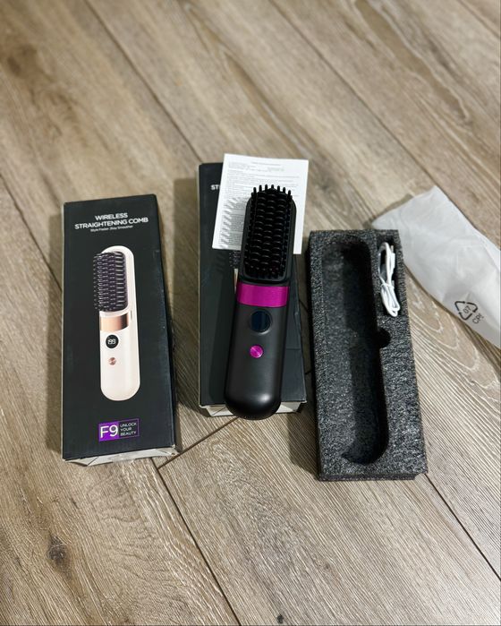 Бездротова щітка для випрямлення волосся