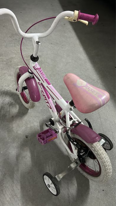 Bicicleta com rodinhas roda 12 menina