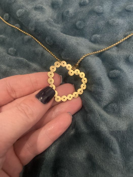 Łancuszek damski z sercem