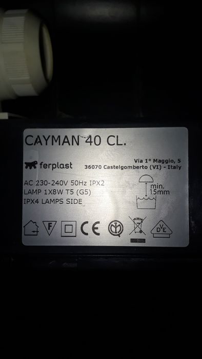 Akwarium Cayman 40 cl