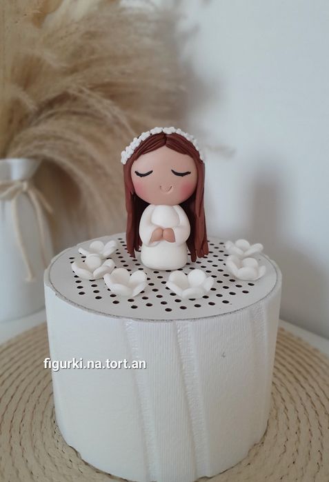 Dziewczynka z masy cukrowej komunia chrzest