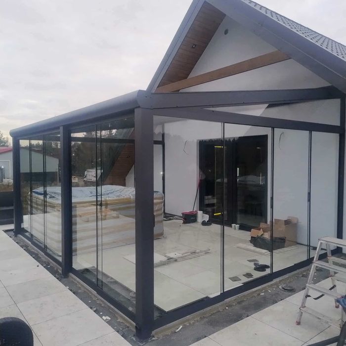 Ogród zimowy, pergola, zadaszenie aluminiowe wiata samochodowa