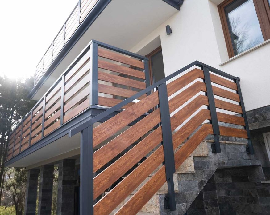 Furtka 150x90cm oc+ral Ogrodzenia Premium drewnopodobne