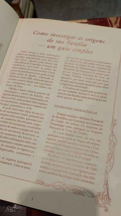 A História da Nossa Família (Para preencher)