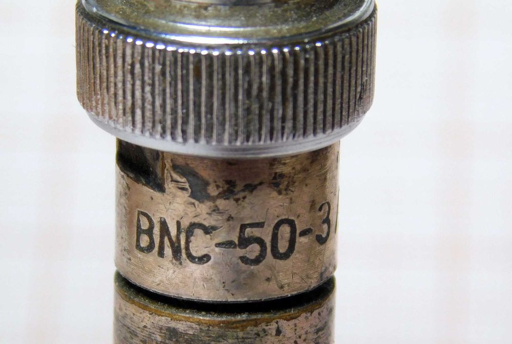 Przejściówka pomiarowa BNC 50om - OLD - [M1-HU]9