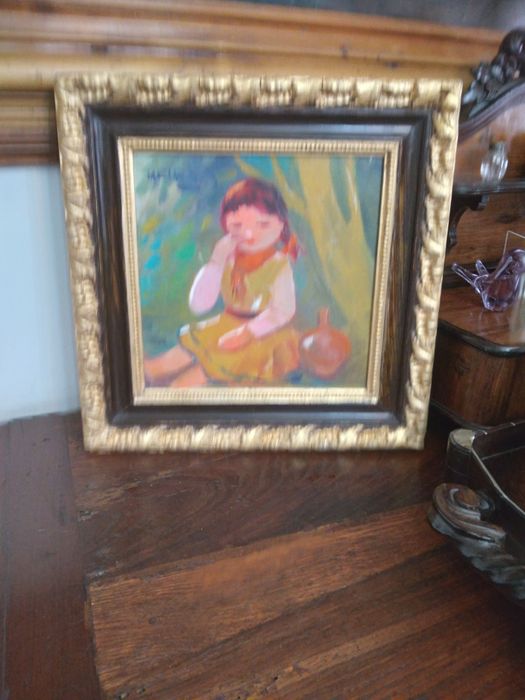 Pintura a óleo  assinada  M Fernanda Amado