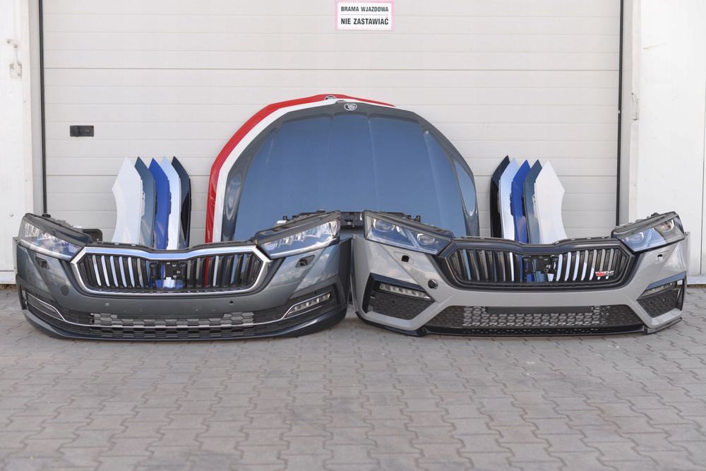 maska zderzak rs grill błotnik lampa pas belka skoda octavia 4 iv 2020-2024
