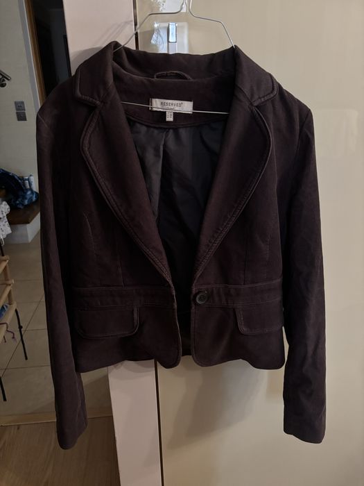 Brązowa marynarka damska Reserved casual S