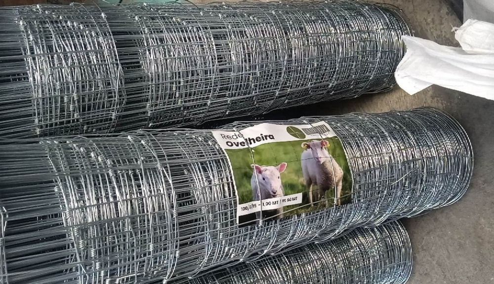 Rede ovelheira ligeira zincada