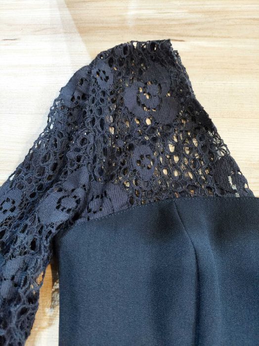 Granatowa sukienka mini, rozm. XS