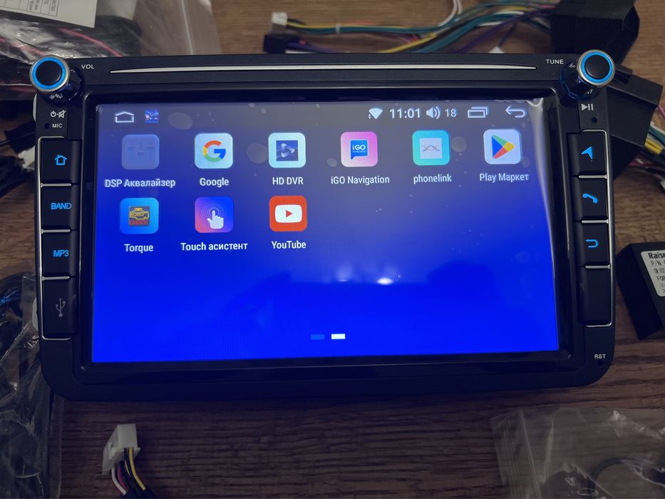 Магнітола Android Carplay Gps vag volkswagen passat nms golf skoda