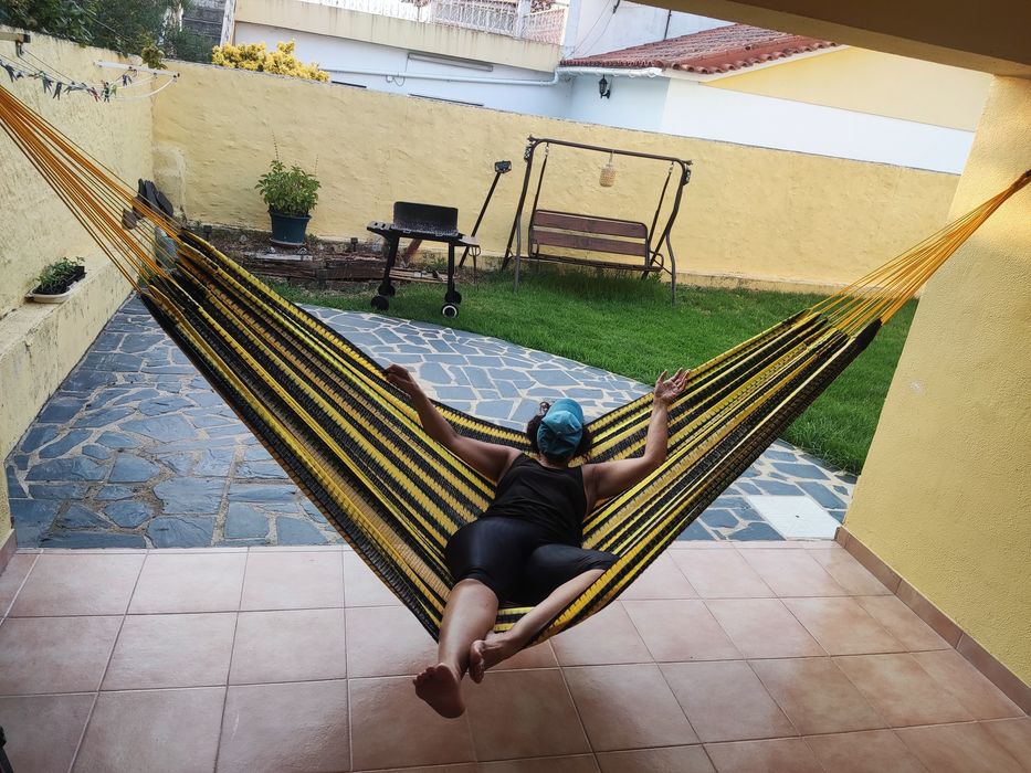 Cama de rede brasileira.
