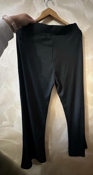 Штани клеш рубчик