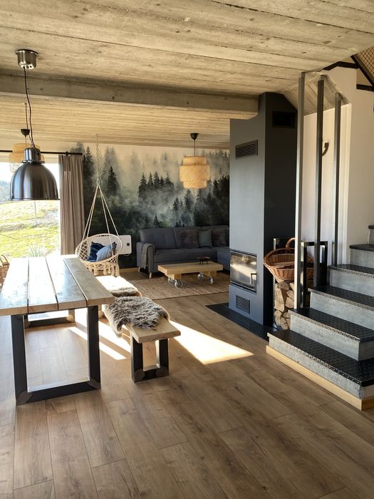 Beskidy domek 10-osobowy do wynajęcia z gorącą banią BESKIDZKI RESET