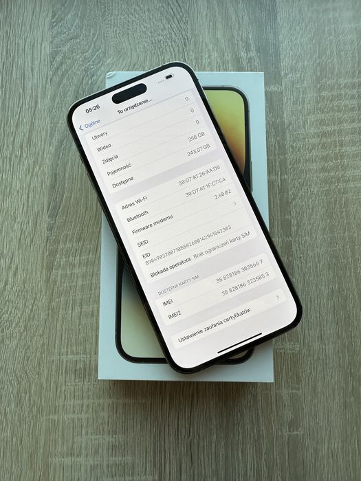 Iphone 14 Pro Max 256GB | Złoty | Super stan