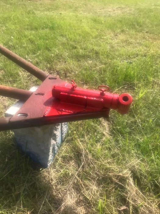 Причіп мотоблока. Причеп на трубі 50мм з сцепкою