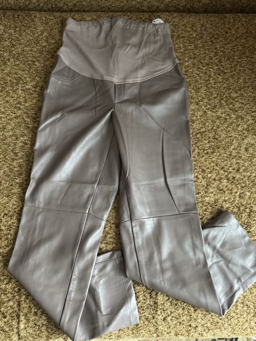 Штани для вагітних шкіряні