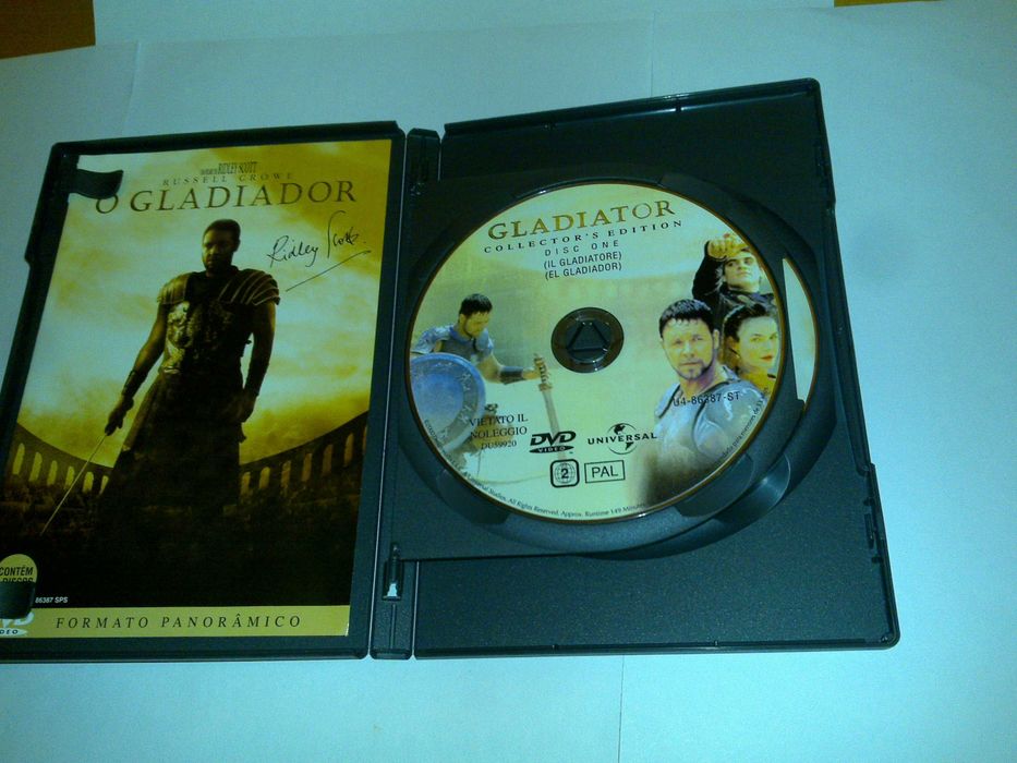 o gladiador (edição especial 2 dvds) com russell crowe