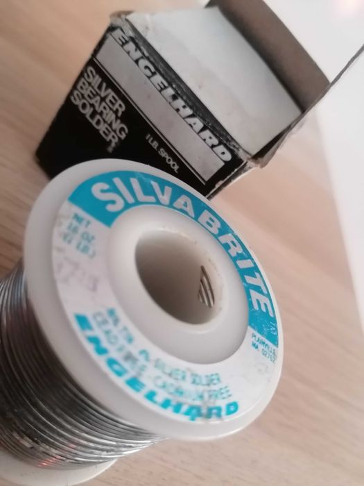 Bobina de solda SILVABRITE Engelhard – 472g – 4% prata