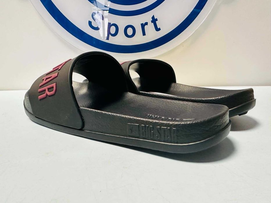 Big Star klapki damskie czarno bordowe 36 - 41   SS274708