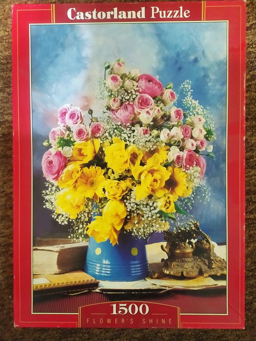 puzzle kwiaty 1500 elementów