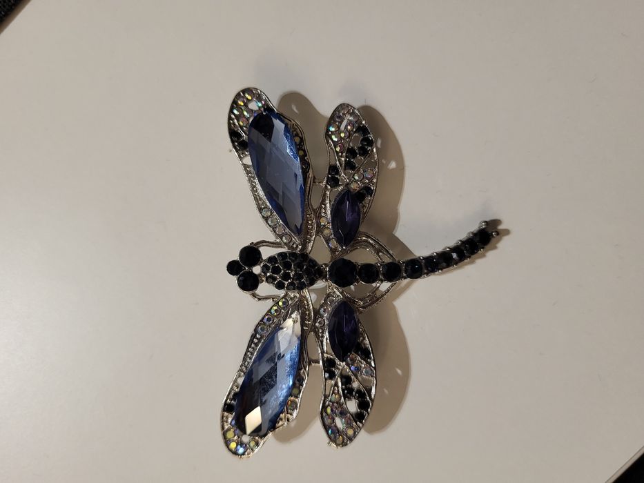 Broszka  damska ważka