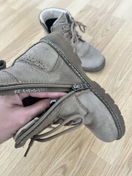 Зимові шкіряні черевики ботінки ERRA для хлопчика