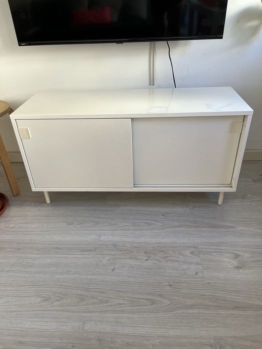 movel tv ikea branco