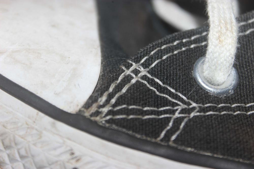 All Star Converse pretos Originais, 2 opções de atacadores