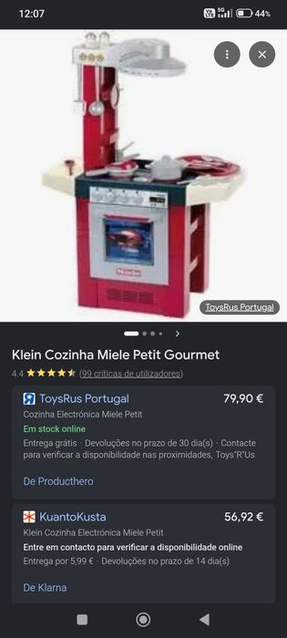 Cozinha de brincar Miele