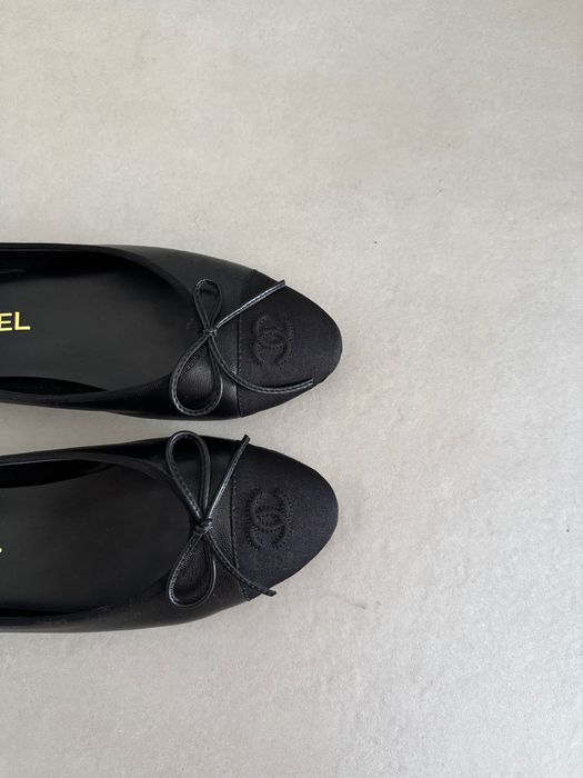 Czarne baleriny Chanel 39