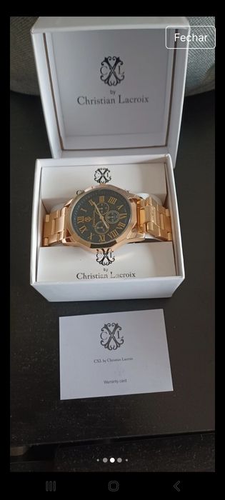 Relógio Christian Lacroix 42mm