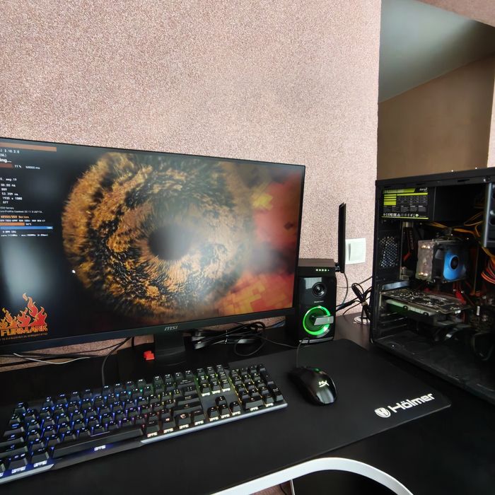 Компьютер Gigabyte B450M Gaming / Ryzen 3 1200 / RX 550 4GB / 8GB DDR4