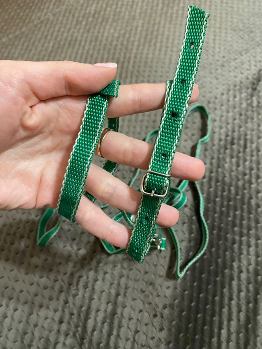 Шлейка з повідцем для котів нейлонова