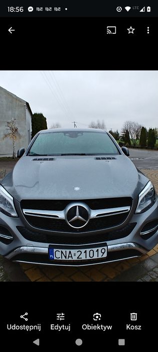 Sprzedam Mercedes GLE 350D  4MATIC Rok 2015/2016 cena Brutto